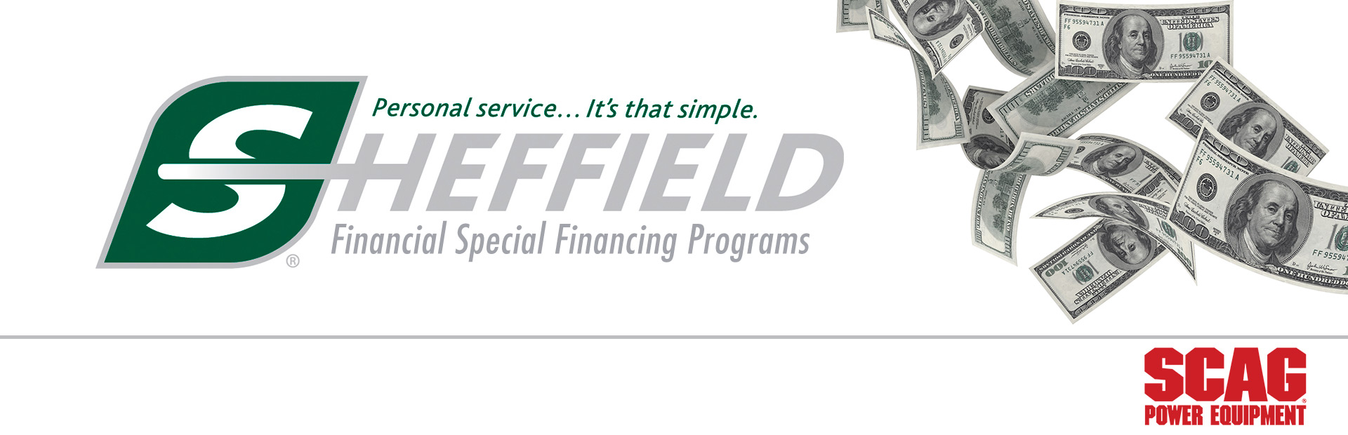 Scag: Sheffield Financing Programs